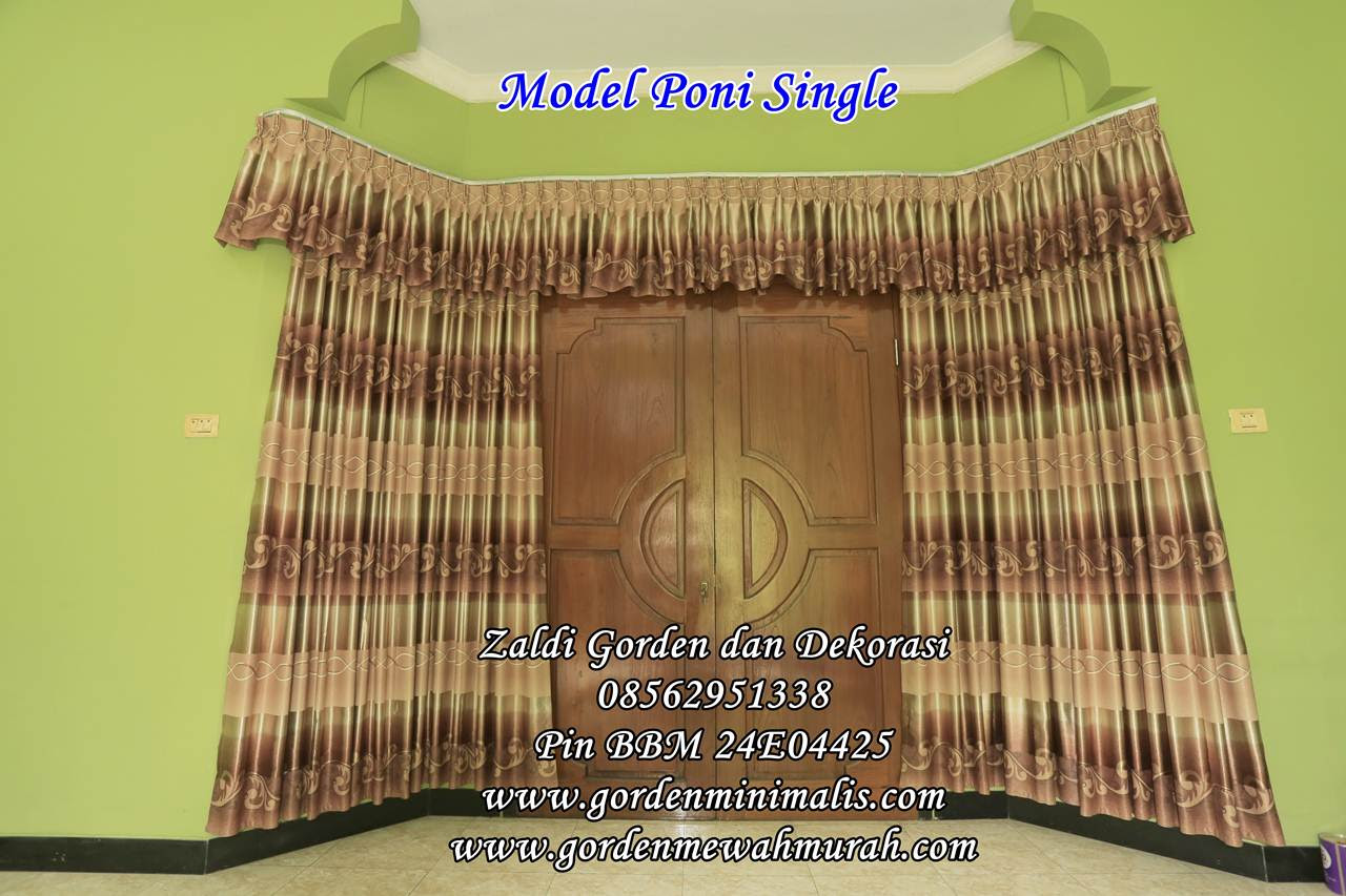 Model Gorden Minimalis dipadu spanyol untuk jendela kupu Model Gorden Minimalis dipadu spanyol untuk jendela kupu