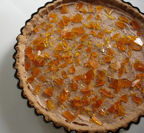 Milk Chocolate and Caramel Tart