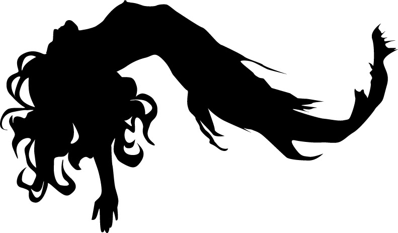 Download Mermaid Clipart Black And White | Free download on ClipArtMag