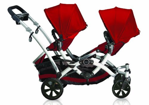Contours Options Tandem Stroller, Ruby