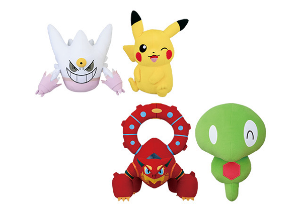 ポケモン ザ ムービーxy Z でっかいぬいぐるみ 白いメガゲンガー ピカチュウ ボルケニオン プニちゃん ポケネタ速報