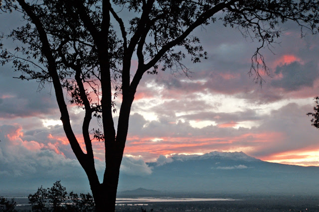 View of the volcano