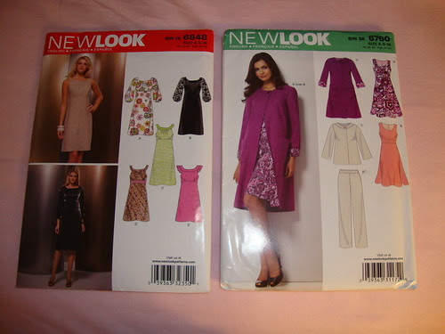 Liking the peach dress on the right (afraid the skirt is too full again)