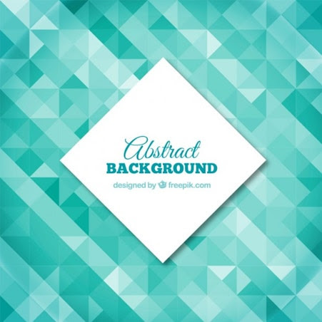 Polygonal-background-in-turquoise-tones