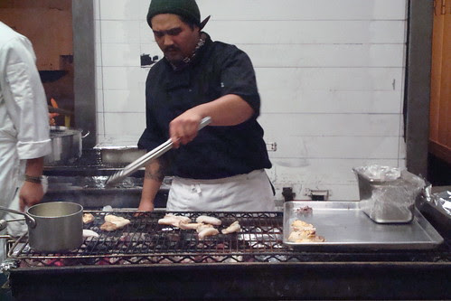 Chef Cooking at Outstanding in the Field