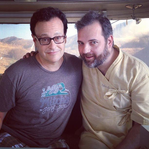 Mitch Hurwitz and Dan Harmon