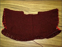 February Lady Sweater progress