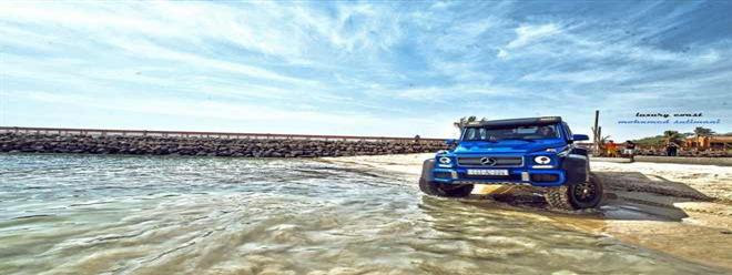 فيديو : مرسيدس G63 AMG 6x6 سعودية تخترق مياه البحر الأحمر