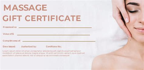 Webget canva's curated massage gift certificate templates for you to use for different themes. 10 massage gift certificate template photoshop room surfcom