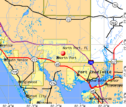 Where Is North Port Florida On A Map