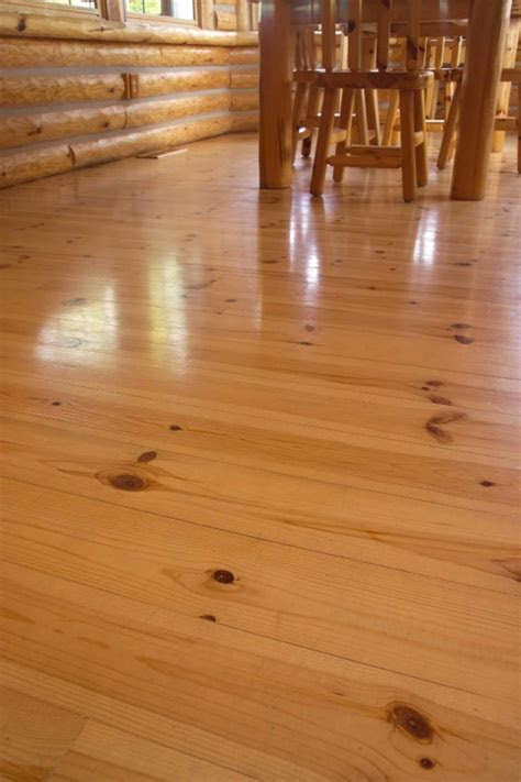 Your hardwood floor is an investment that you'll want to take care of. Knotty Pine Flooring | Pine Decking | Woodworkers Shoppe