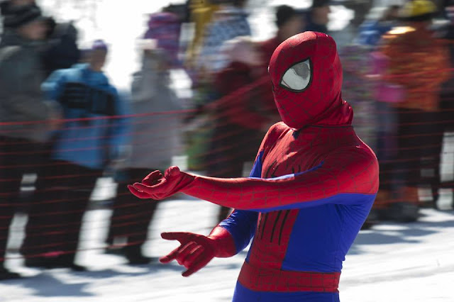Costume festival brings bikini babes, superheroes, Putin to a Russian ski resort Costume festival brings bikini babes, superheroes, Putin to a Russian ski resort