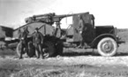 Arma antiaérea automotora 29K capturada pelos alemães.  Verão de 1941