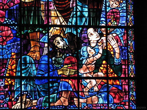 Detail of stained glass