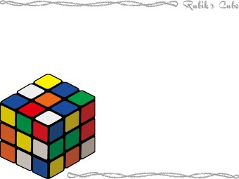 スマホ用ページ ルービック キューブのポストカード用イラスト 条件付フリー素材集