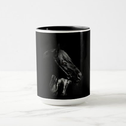 horse collection mug