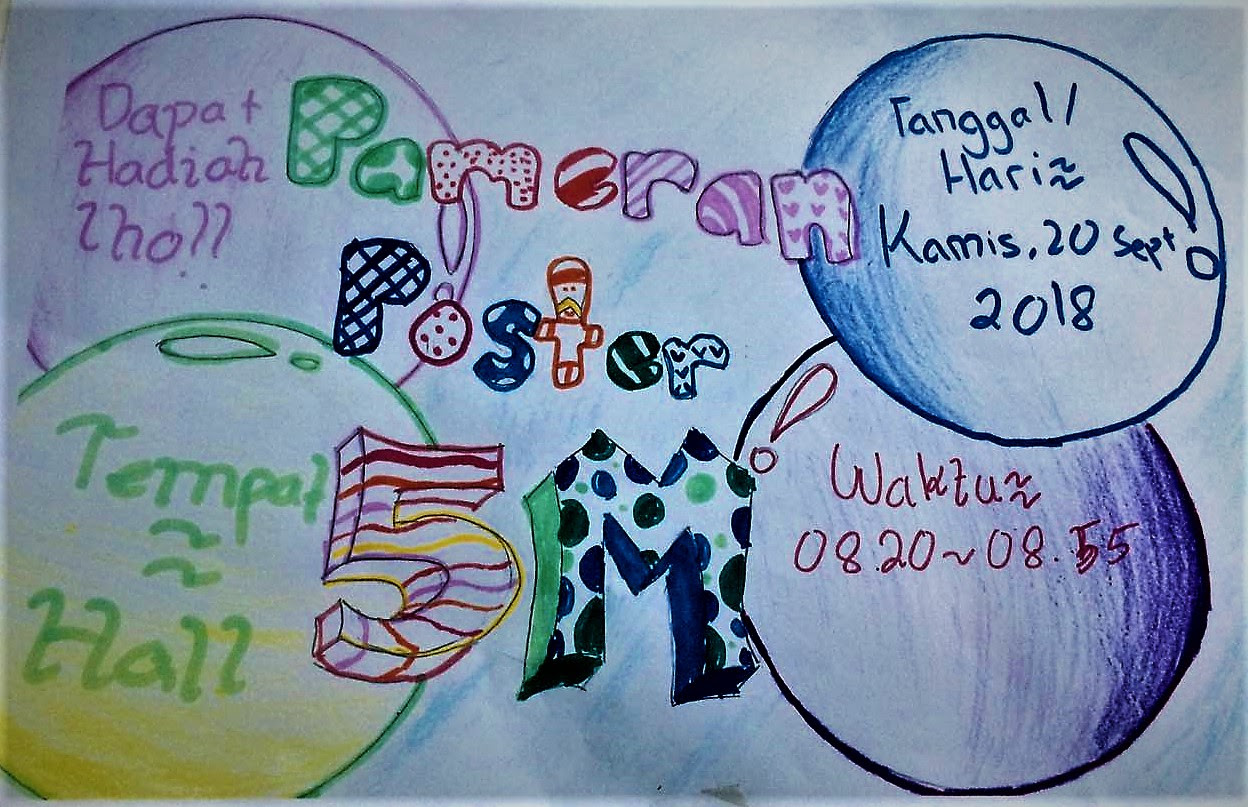 Pesan Hidup Sehat Melalui Pameran Poster Alfath School