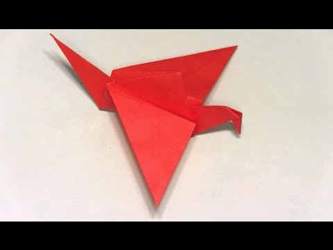 折り紙 鳥の折り方三種 つる つばめ はばたく鳥