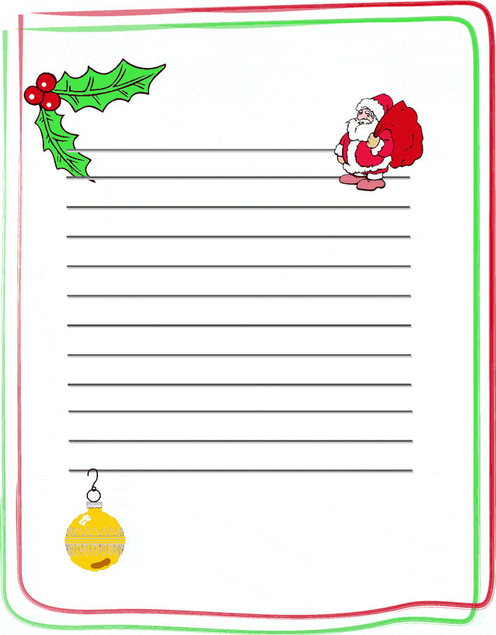 Cartas de Navidad de Santa Claus para Imprimir Gratis, Rio 