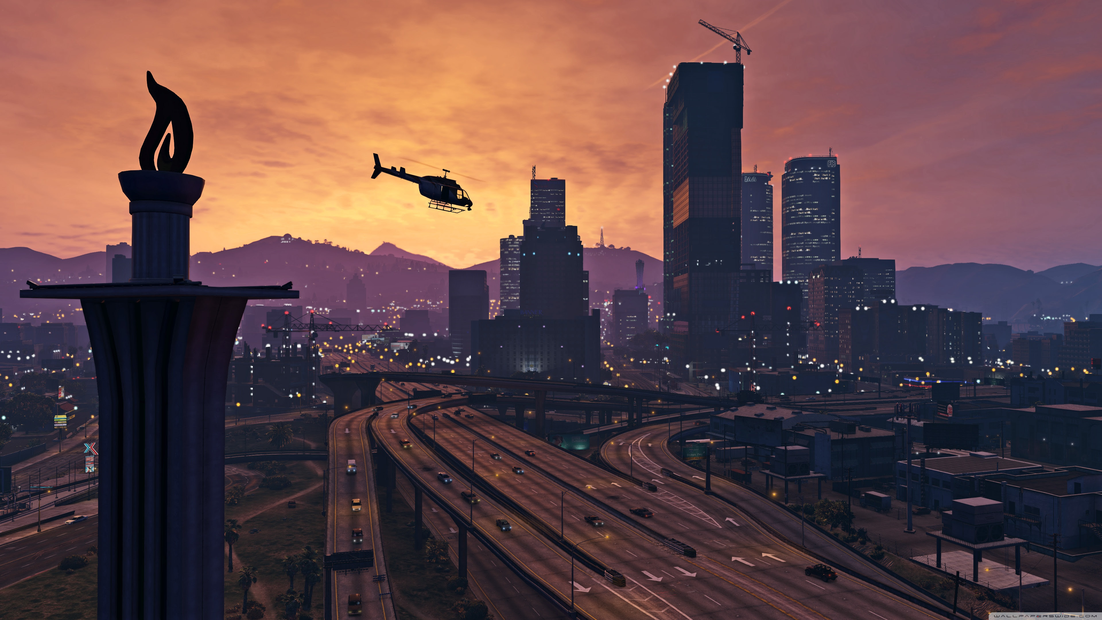 GTA V City 4K HD Desktop Wallpaper for 4K Ultra HD TV ...