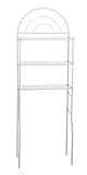 Zenith Products 2501W Freestanding Space Saver Over-the-Toilet Shelving System, White