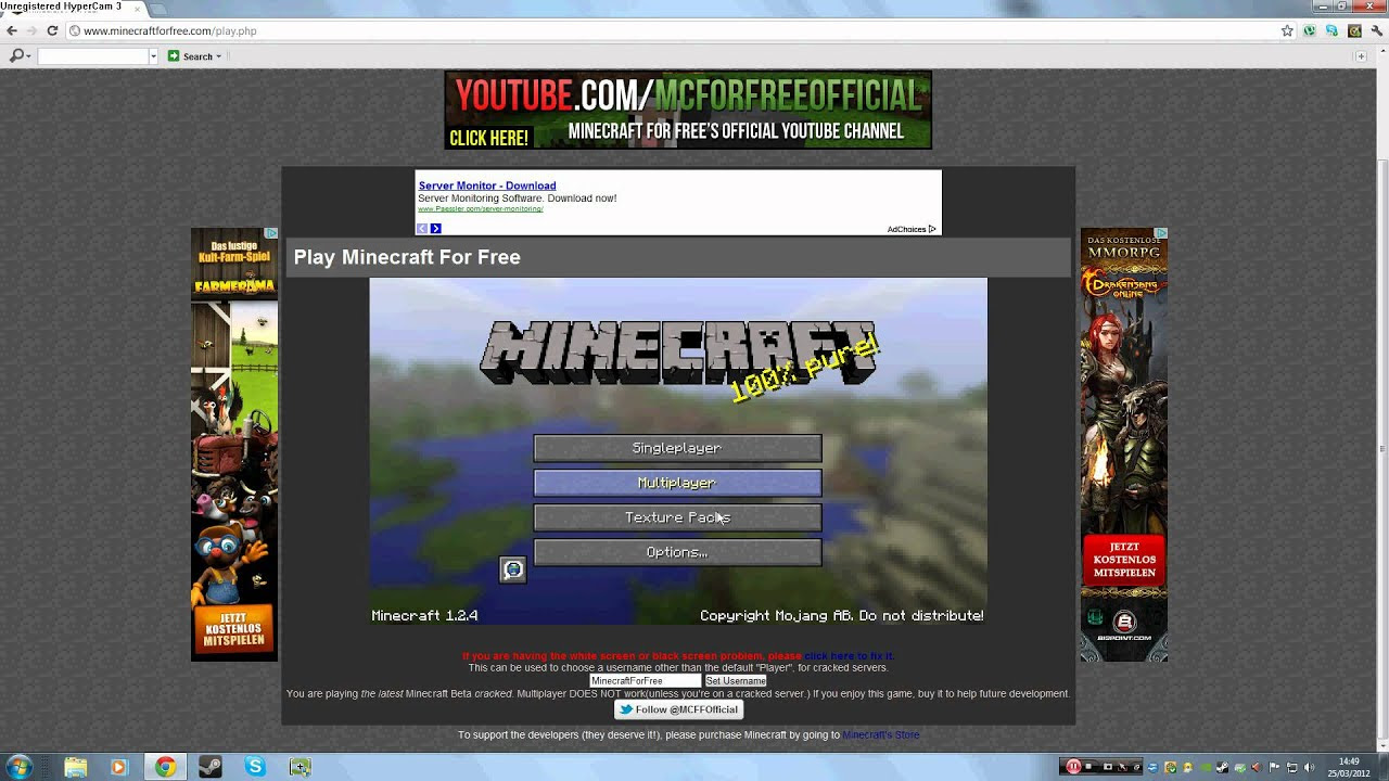 How to play Minecraft NO DOWNLOAD (FREE) YouTube