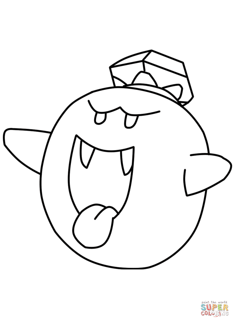 Luigis Mansion Dark Moon Coloring Pages Printable Coloring ...