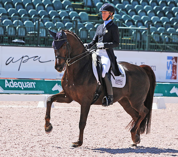 Arlene Page and Woodstockl. © 2016 Ken Braddick/dressage-news.com