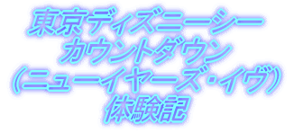 Tdsディズニーシー カウントダウン体験記17カウントダウン前編
