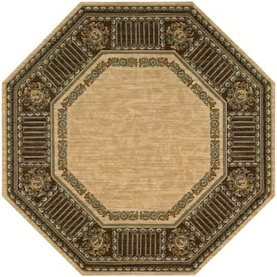 Nourison Vallencierre Beige 8 ft. x 8 ft. Octagon Area Rug622761 The Home Depot Nourison Vallencierre Beige 8 ft. x 8 ft. Octagon Area Rug622761 The Home Depot