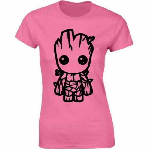 Camisas Camisetas Y Tops Estrella De Dibujos Animados Bebe De Guardianes Groot Camiseta Lord Guerras Prenda Para El Torso Camiseta Damas Mujeres Camiseta Bulldoggin