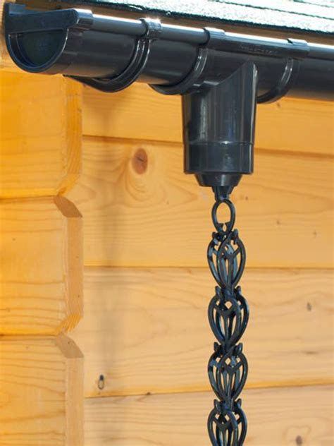 chain  rain water drainage  attach   guttering
