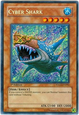 Yu-Gi-Oh - Cyber Shark TDGS-EN086 - The Duelist Genesis - 1st Edition - Secret Rare
