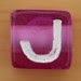 Bead Letter J