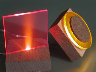 簡単自作照明器具 アクリル板を用いたledイルミネーション みかんと空間