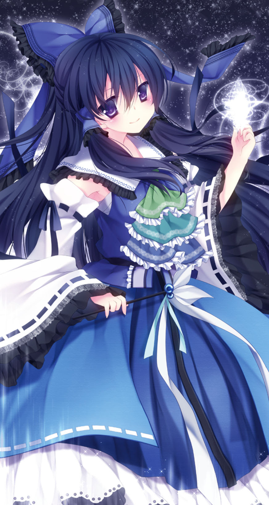 東方プロジェクト Iphone壁紙 画像 11 青霊夢 Iphone6壁紙 Iphone5壁紙 アニメ壁紙ネット Pc Android Iphone壁紙 画像