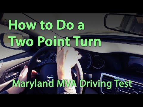 How to Do a Two Point Turn | Maryland MVA 