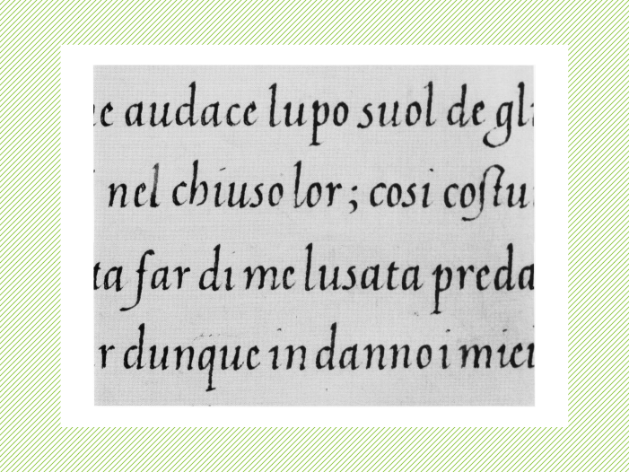 «Sonetos de Pietro Bembo», escritos en Italia cerca de 1543 por Lisabetta Quirini a pedido del autor cardenal Bembo.