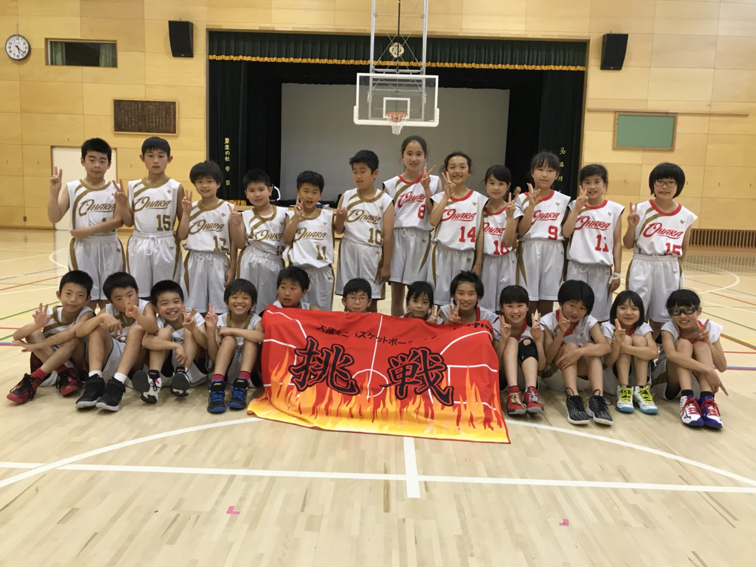 大原ミニバスケットボールクラブ 18年5月