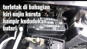 Kedudukan Bateri Kereta Viva : 1