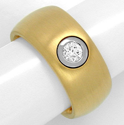 Foto 1, Neu! Brillant-Ring River 20G-18K-Traum! Luxus Portofrei, S8714