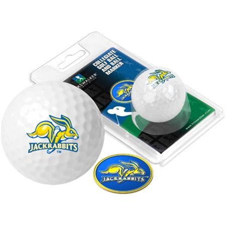 South Dakota State Jackrabbits SDSU NCAA Collegiate Logo Golf Ball & Ball Marker