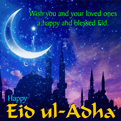 A Happy And Blessed Eid Ul Adha Free Spirit Of Eid Ecards 123 Greetings