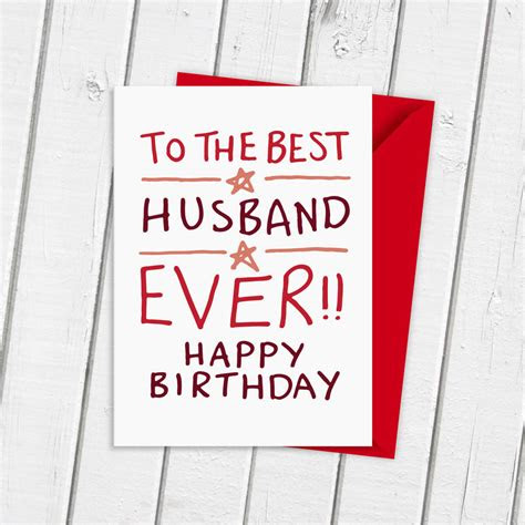  husband birthday cards printable