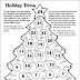Childrens Christmas Trivia Printable - How many times does santa say “ho”?