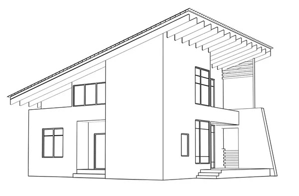 Architectural Design Software on Architectural Drawing At Home In The Perspective     Stock Photo