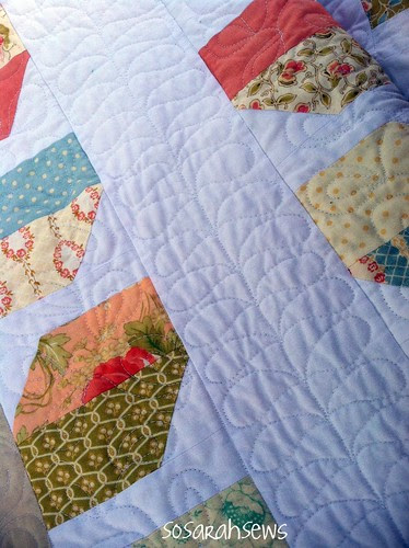 My love grows quilt detail