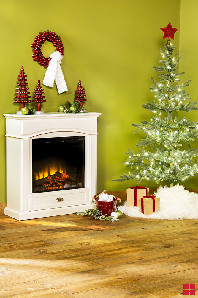 Spray Paint Fireplace Mantel Décor