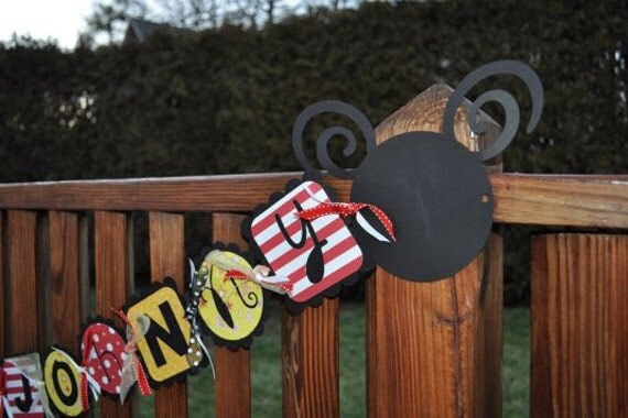 Personalized Birthday Banner (Mickey Mouse)