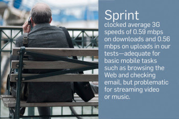 Wireless 3G and 4G service testing: Sprint